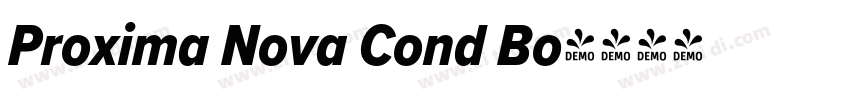 Proxima Nova Cond Bo字体转换